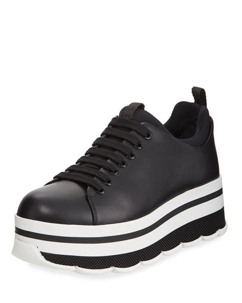 prada linea rossa platform sneakers|prada linea rossa blue.